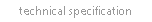 technical specification